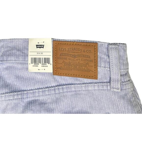 Levis Fresh Retro 70s Inspired Corduroy Baggy Dad Lilac Purple Womens Jeans 33 - Picture 7 of 14